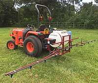 Boom sprayer hire from Dial a Digger in Hampshire
