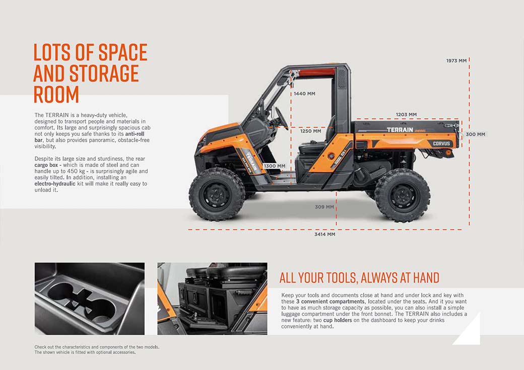 Corvus Terrain DX4 Pro and Cab technical